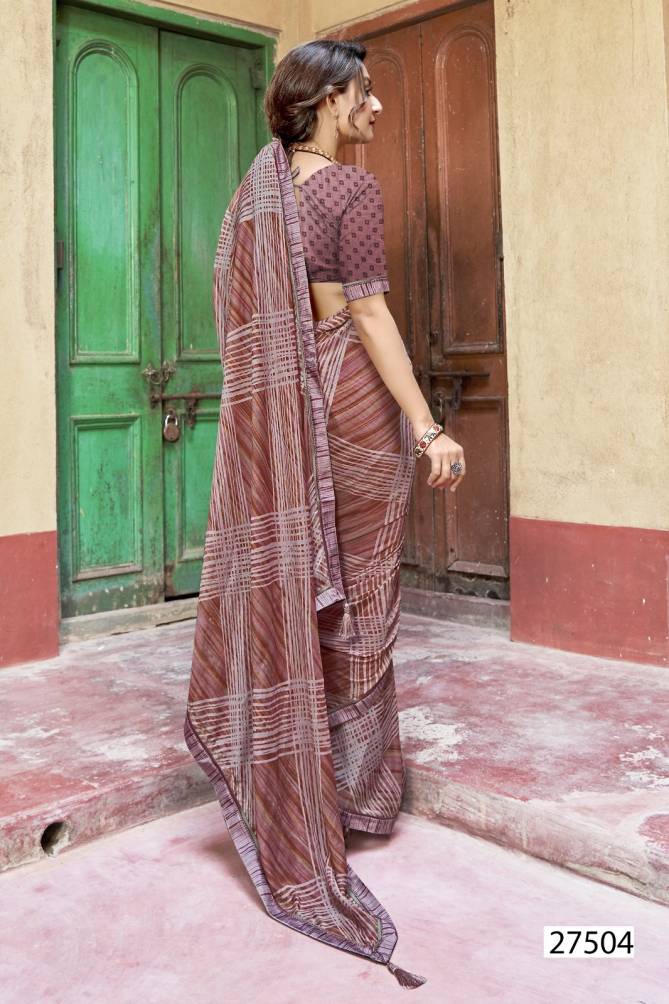 Panchmahal By Vallabhi Daily Wear Georgette Sarees Wholesale Market In Surat
